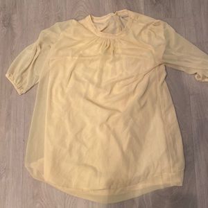Flowly yellow dress